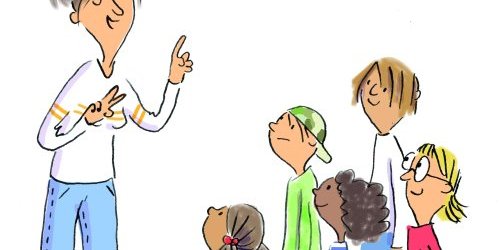 Animations en langue des signes dans les écoles