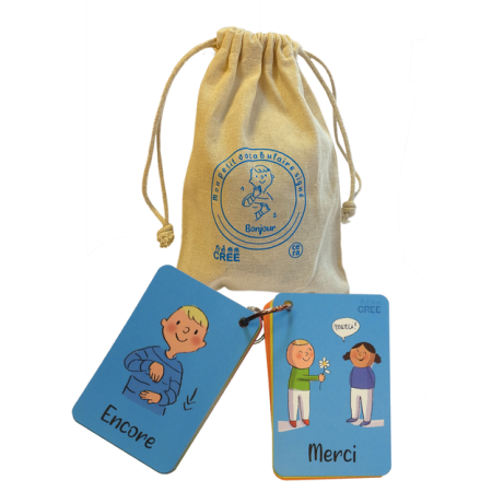 IMAGIER - 50 CARTES BILINGUES FR/LSFB