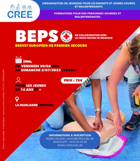 BREVET EUROPÉEN DE PREMIER SECOURS - BEPS