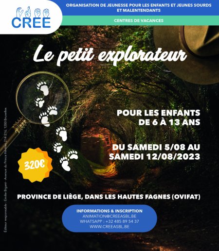 LE PETIT EXPLORATEUR - SEJOUR ETE